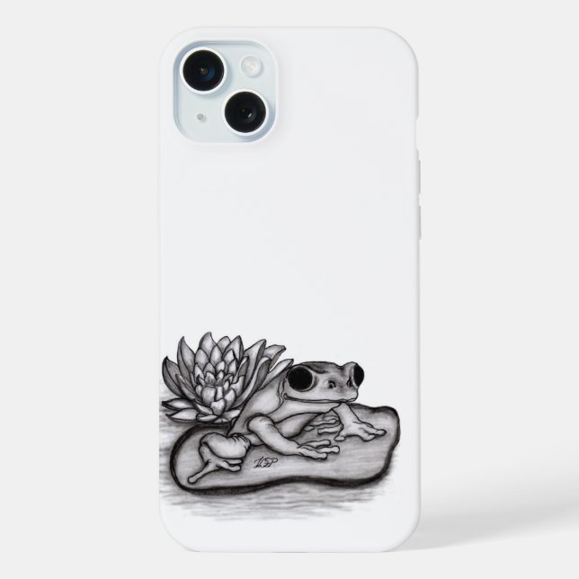 Funda Para iPhone Froggy con Lotus Flower (Reverso )