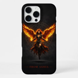 Funda Para iPhone 16 Pro Max From Ashes Fire Angel iPhone 16 Pro Max Case