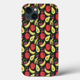 Fruit seamless pattern   colorful tropical fruit