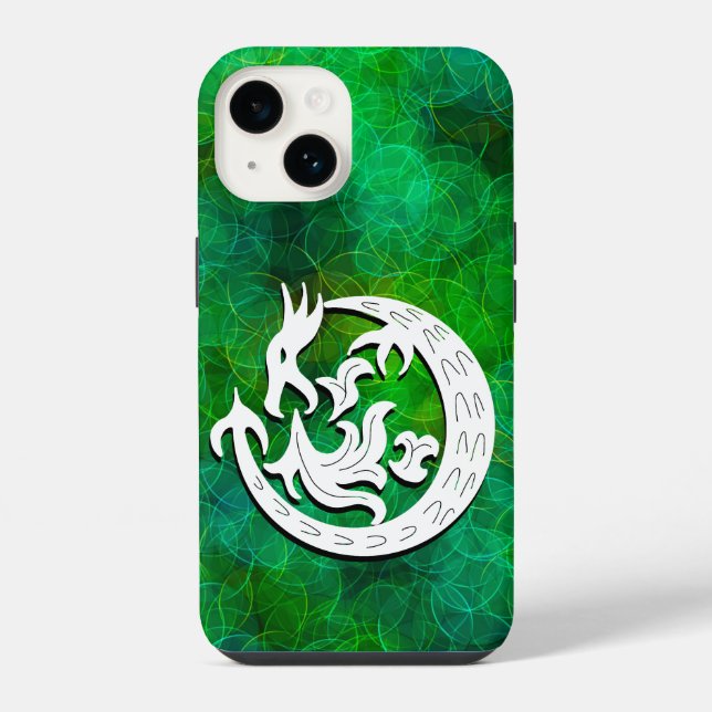 Funda Para iPhone Fuego de dragones (Reverso )