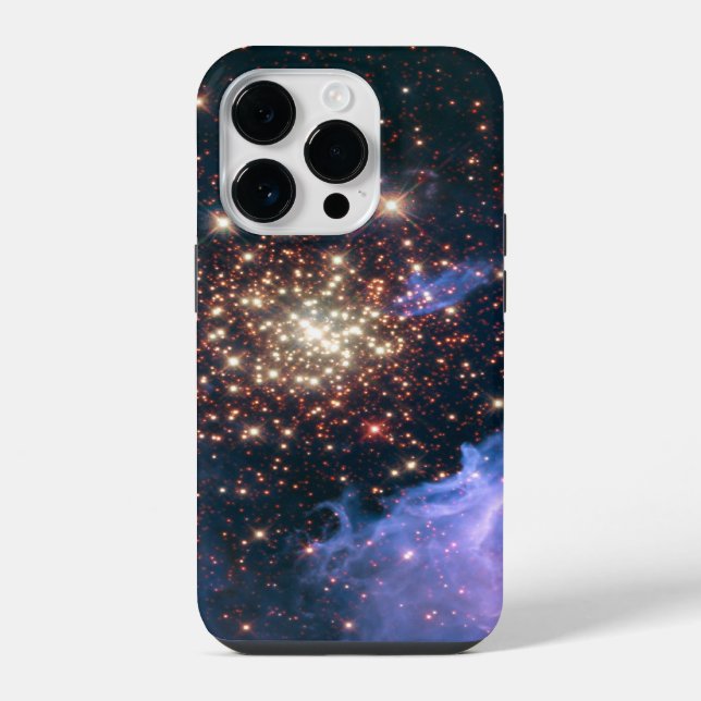 Funda Para iPhone Fuegos artificiales en el espacio (Reverso )