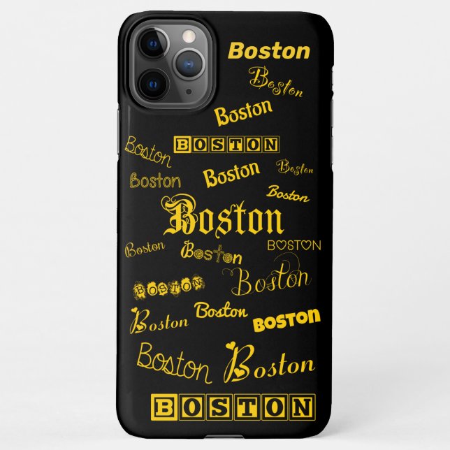 Funda Para iPhone Fuentes Amarillas de Boston (Reverso)