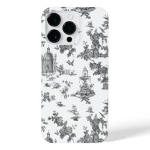 Fuentes y árboles fantásticos de época Toile-B & W