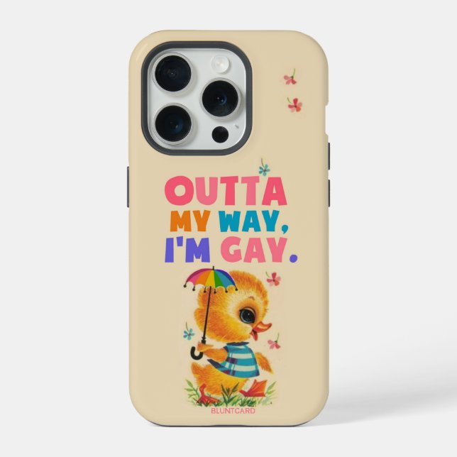 Funda Para iPhone ¡Fuera de mi camino! (Reverso )