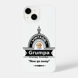 Funda Para iPhone 14 Fun Grumpy Grandpa Grandfather Humor Art