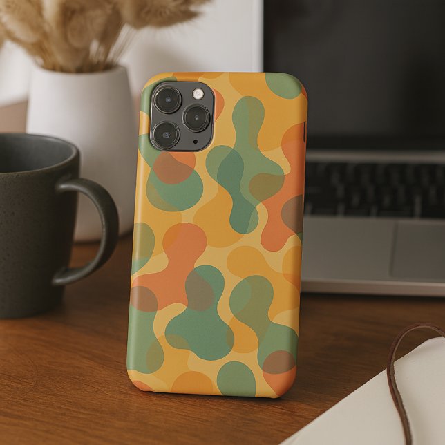 Funda Para iPhone Fun Retro Classic Amorphous Shapes Art Pattern (Subido por el creador)