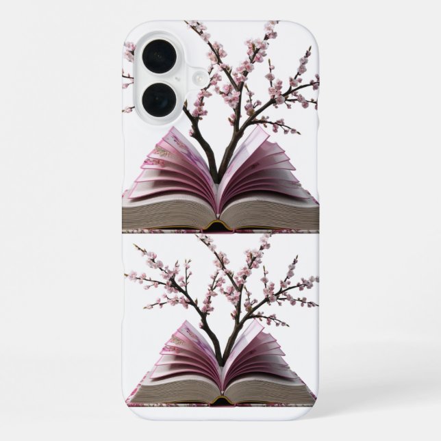 Funda Para iPhone Funda Apple iPhone 16 Plus - Libro de flores de ce (Reverso )