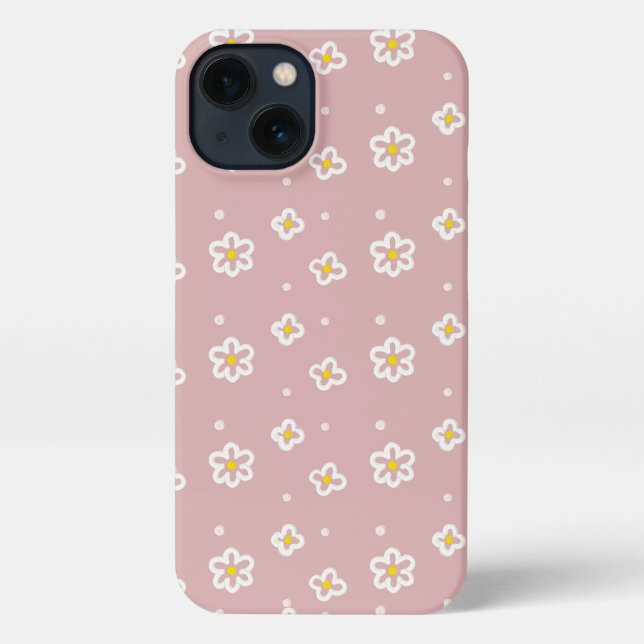 Funda Para iPhone Funda brillante Floral iphone 13 (Reverso )