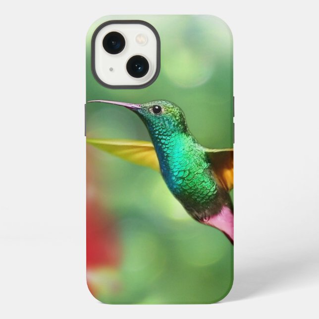 Funda Para iPhone Funda Case-Mate Apple iPhone 13 con colibrí (Reverso )