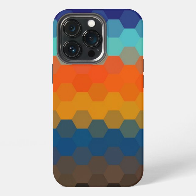 Funda Para iPhone Funda Case-Mate iPhone de patrón continuo de hexág (Reverso )