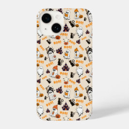 Funda Para iPhone 14 Funda Cute Halloween Ghost iPhone 15 - Fantasma fa