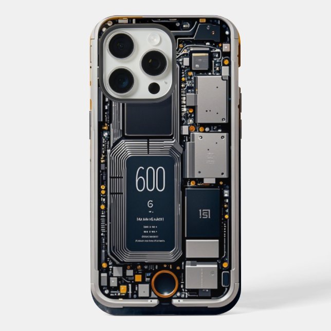 Funda Para iPhone Funda de Componentes Internos de iPhone – Tecnolog (Reverso )