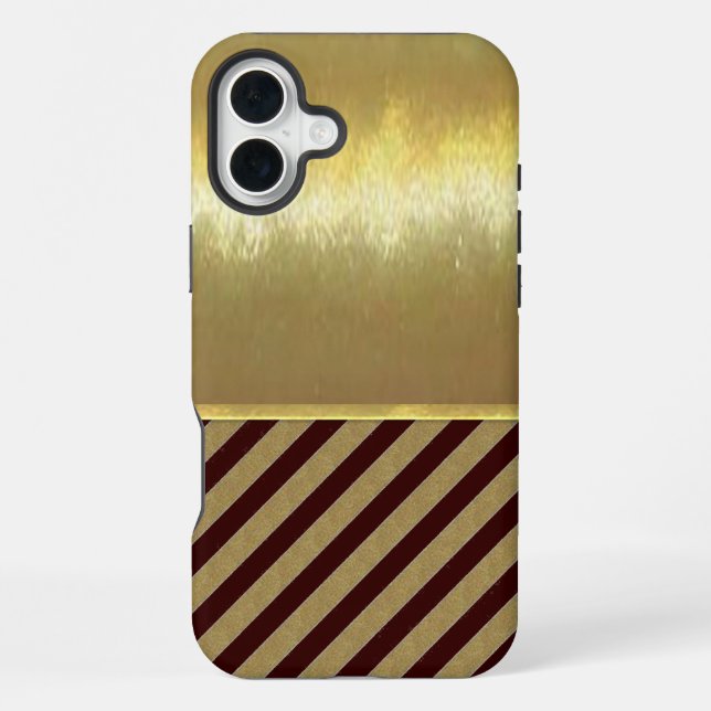Funda Para iPhone Funda de diseño iPhone dorado (Reverso )