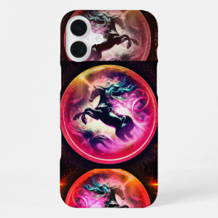 Funda Para iPhone 16 Plus Funda de iPhone 13 de Unicornio rosa