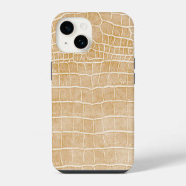 Funda Para iPhone 14 Funda de iPhone 14 de cuero de cocodrilo de Champa