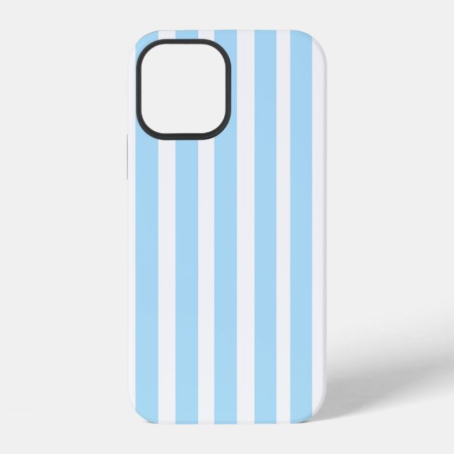 Funda Para iPhone FUNDA DE iPHONE A RAYAS AZUL MONOGRAMA (Reverso )