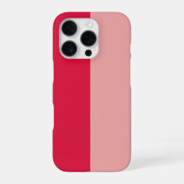 Funda Para iPhone 16 Pro Funda de iPhone Carmesí Personalizada con Personal