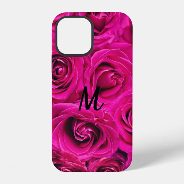Funda Para iPhone Funda de iPhone Case-Mate de rosas rosadas con mon (Reverso )