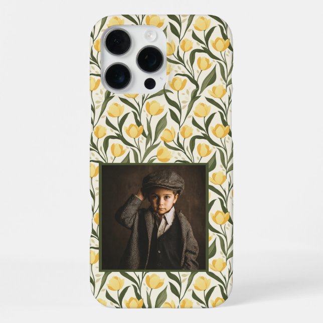 Funda Para iPhone Funda de iPhone con Foto Personalizada Cool Tulip (Reverso )