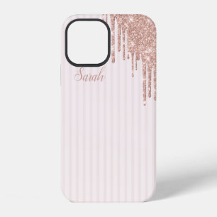 Funda Para iPhone 12 Funda de iPhone Cool Trendy Pink Glitter Case-Mate