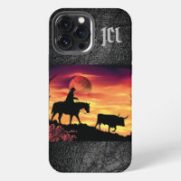 Funda de iPhone Cowboy y Longhorn Steer Case-Mate