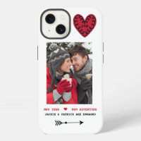 Funda de iPhone de anuncio de compromiso de foto b