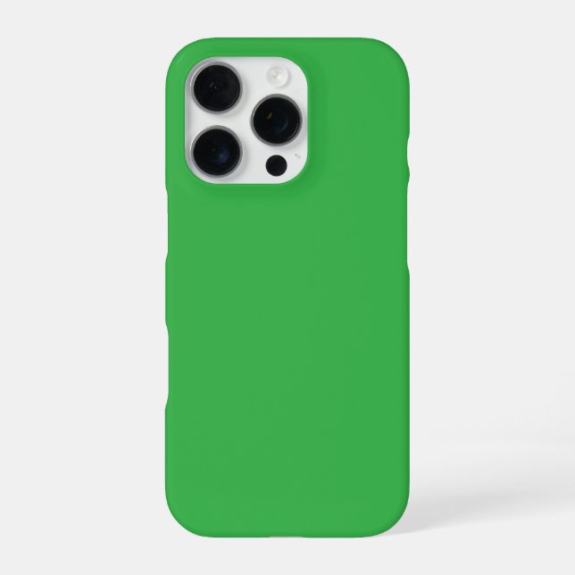 Funda Para iPhone Funda de iPhone verde personalizada con personaliz (Reverso)
