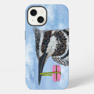 Funda de Kingfisher y macaron iPhone 13