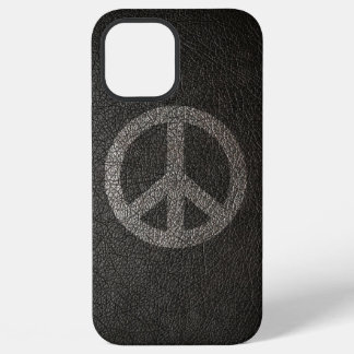 Funda Para iPhone 12 Pro Max Funda de teléfono con signo de paz negro - iPhone 