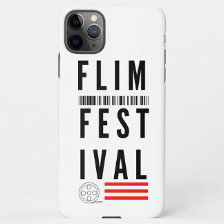 Funda Para iPhone 11Pro Max funda de tipografía del festival de cine iPhone 11