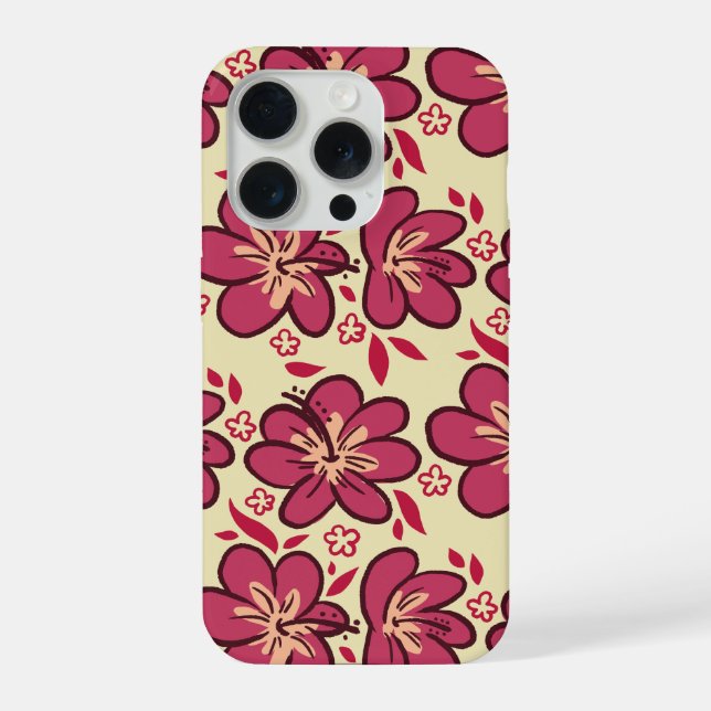 Funda Para iPhone Funda Floral Aesthetic Iphone (Reverso )