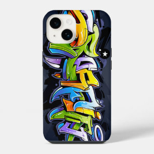 Funda Para iPhone 14 Funda Graffiti Tag Style iPhone 14 Funda-mate