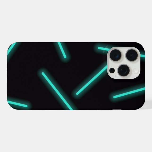 Funda Para iPhone funda iphone 15 pro max azul brillante (Reverso Horizontal)