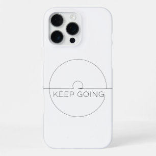 Funda Para iPhone 16 Pro Max Funda iPhone Premium ‘Keep Going’ – Minimalista