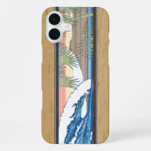Funda-Mamáes del Rótulo de Surf de Madera Ala Moan