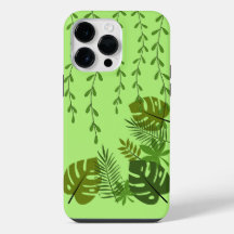 Funda-Mate iPhone 14 Pro Max Funda de Jungle Leave