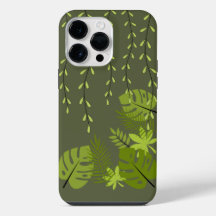 Funda-Mate iPhone 14 Pro Max Funda de Jungle Leave