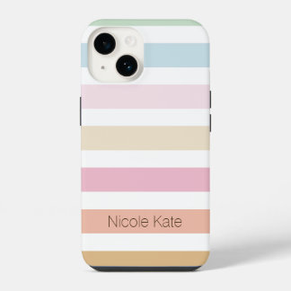 Funda Para iPhone 14 funda-Mate iPhone moderno de color pastel