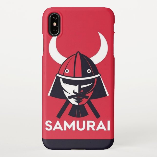 Funda Para iPhone Funda móvil de Samurai Warrior (Reverso)