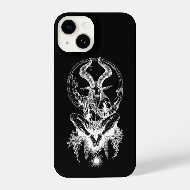 Funda Para iPhone Funda Mystical Baphomet Iphone 14 (Reverso )