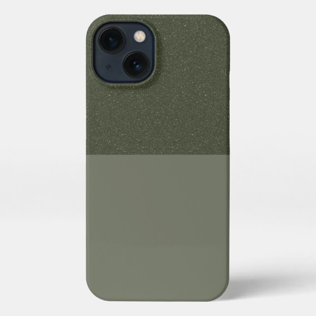 Funda Para iPhone Funda personalizado horizontal Split Moss Green iP (Reverso )