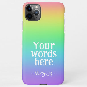 Funda Para iPhone 11Pro Max Funda personalizado Rainbow iPhone 11 Pro Max