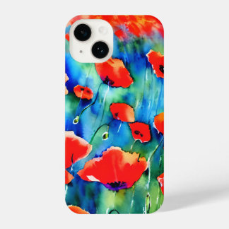 Funda Para iPhone 14 Funda Poppy Field I-Phone 14