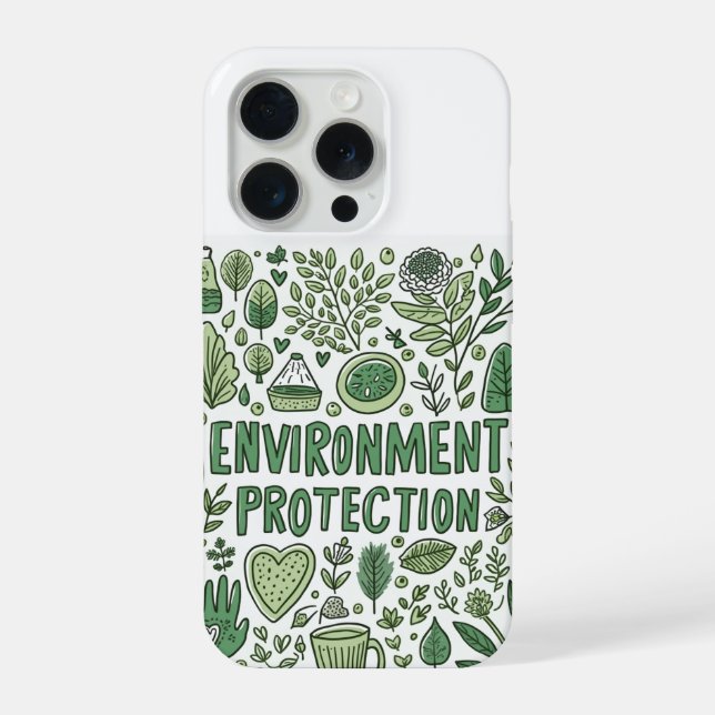 Funda Para iPhone Funda Pro iPhone 15 de Protección Ambiental (Reverso )