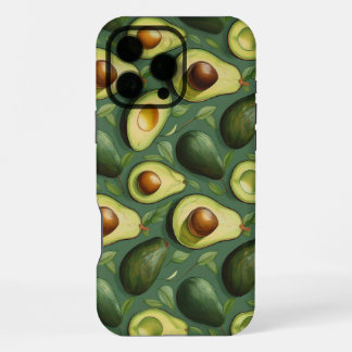 Funda Para iPhone 16 Pro Max Funda Retro Aguacate Tough iPhone 16 Pro Max