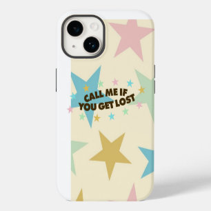 FUNDA PARA iPhone 14 FUNDAS DE TELÉFONO CALL ME IF YOU GET LOST