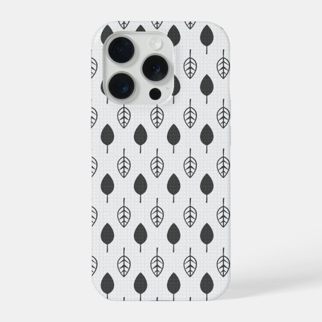 Funda Para iPhone fundas de teléfono con hojas (Reverso )