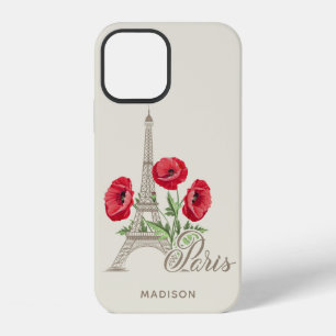 Funda Para iPhone 12 Fundas de teléfono con nombre personalizado París 