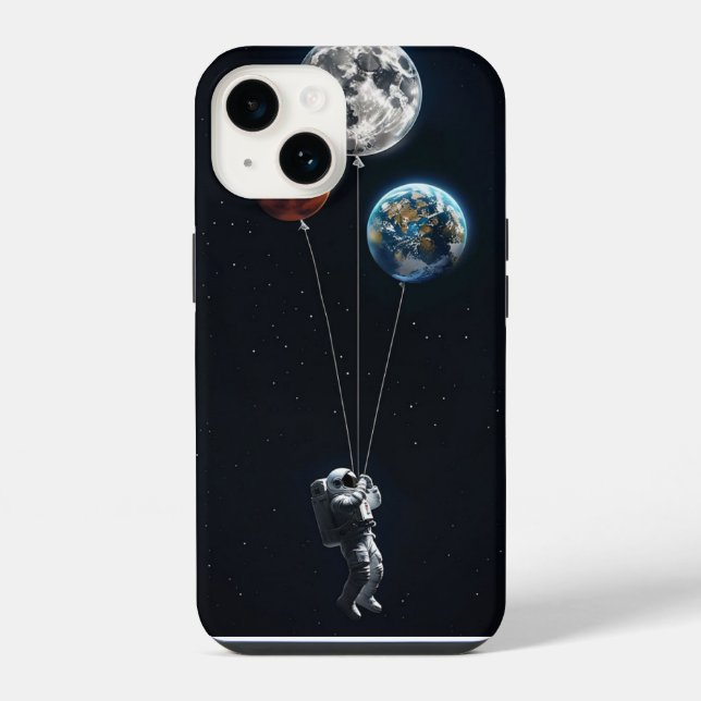 Funda Para iPhone fundas de teléfono espaciales (Reverso )