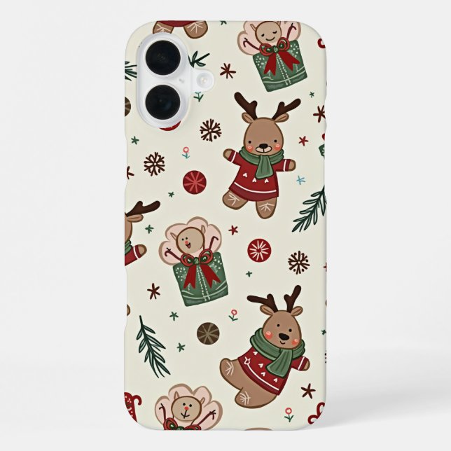 Funda Para iPhone Fundas para iPhone 16 plus de Navidad (Reverso )